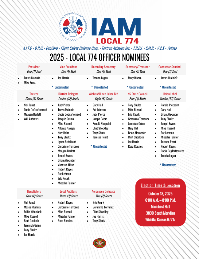 2025 Officer Election Nominees (FINAL)